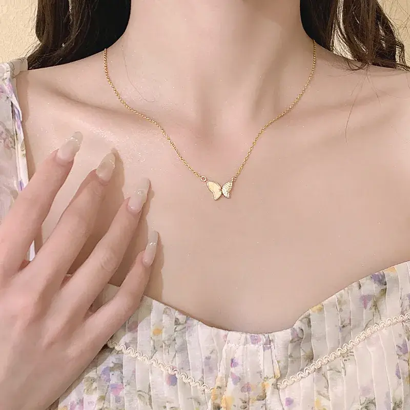 Women's Light Luxury Pearl Clavicle Necklace Niche Design - Image 136