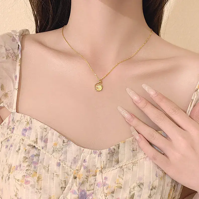 Women's Light Luxury Pearl Clavicle Necklace Niche Design - Image 137