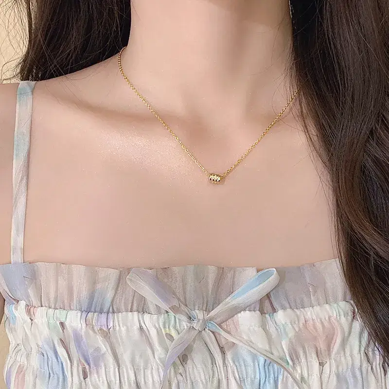 Women's Light Luxury Pearl Clavicle Necklace Niche Design - Image 140