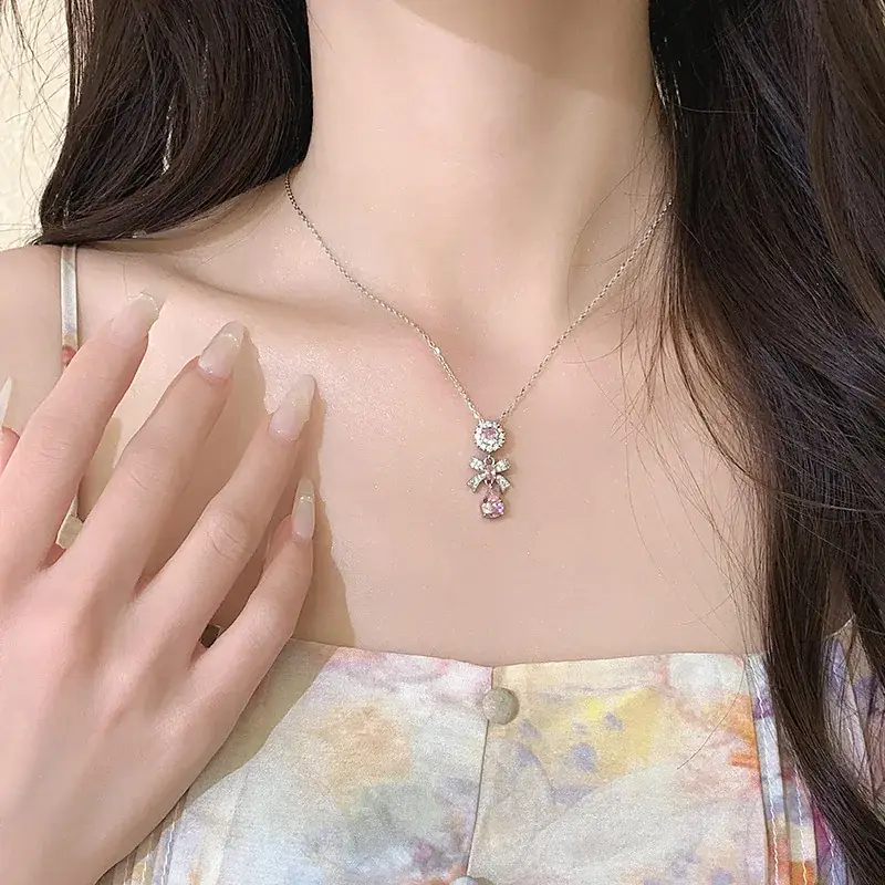 Women's Light Luxury Pearl Clavicle Necklace Niche Design - Image 164