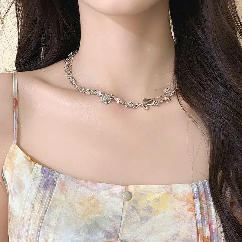 Women's Light Luxury Pearl Clavicle Necklace Niche Design - Image 174