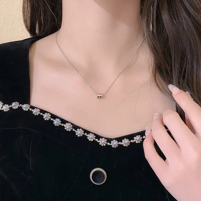 Women's Light Luxury Pearl Clavicle Necklace Niche Design - Image 178