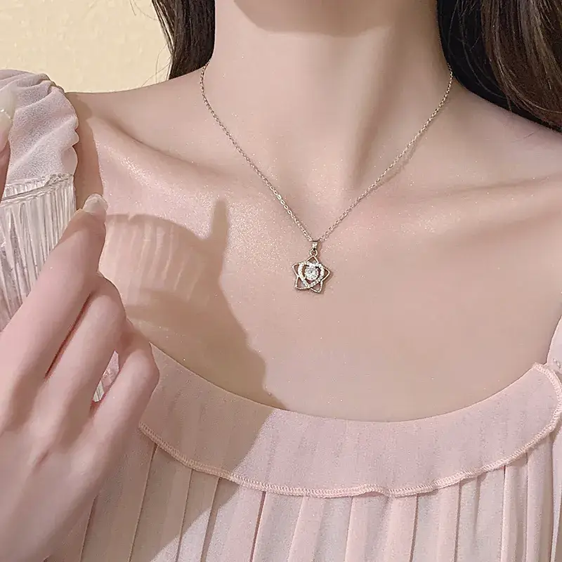 Women's Light Luxury Pearl Clavicle Necklace Niche Design - Image 182