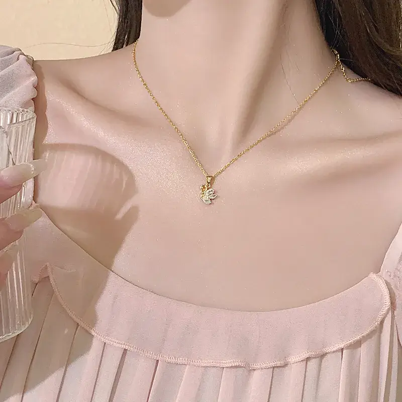 Women's Light Luxury Pearl Clavicle Necklace Niche Design - Image 189