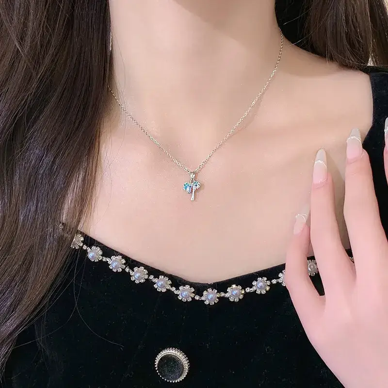 Women's Light Luxury Pearl Clavicle Necklace Niche Design - Image 199
