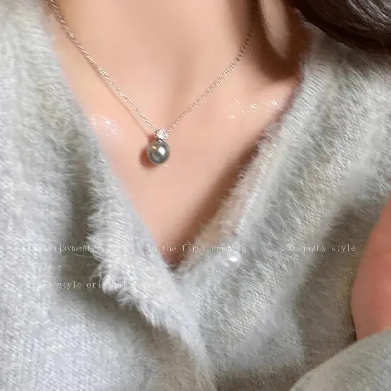 Women's Light Luxury Pearl Clavicle Necklace Niche Design - Image 2