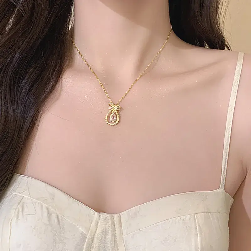Women's Light Luxury Pearl Clavicle Necklace Niche Design - Image 209