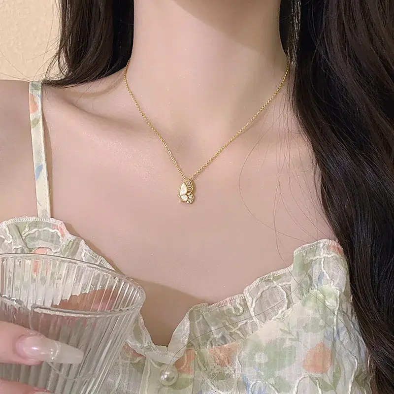 Women's Light Luxury Pearl Clavicle Necklace Niche Design - Image 214