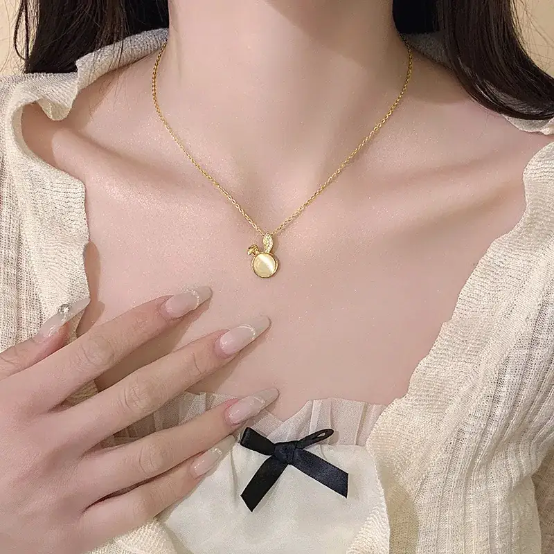 Women's Light Luxury Pearl Clavicle Necklace Niche Design - Image 218
