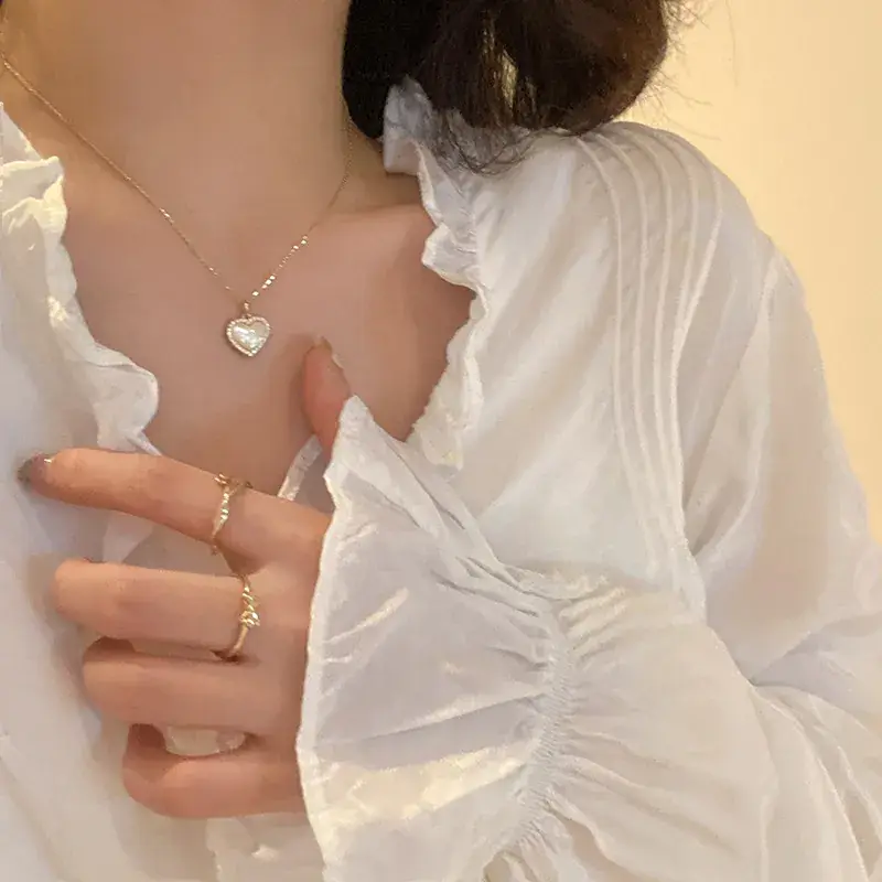 Women's Light Luxury Pearl Clavicle Necklace Niche Design - Image 63