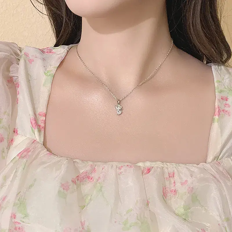 Women's Light Luxury Pearl Clavicle Necklace Niche Design - Image 87