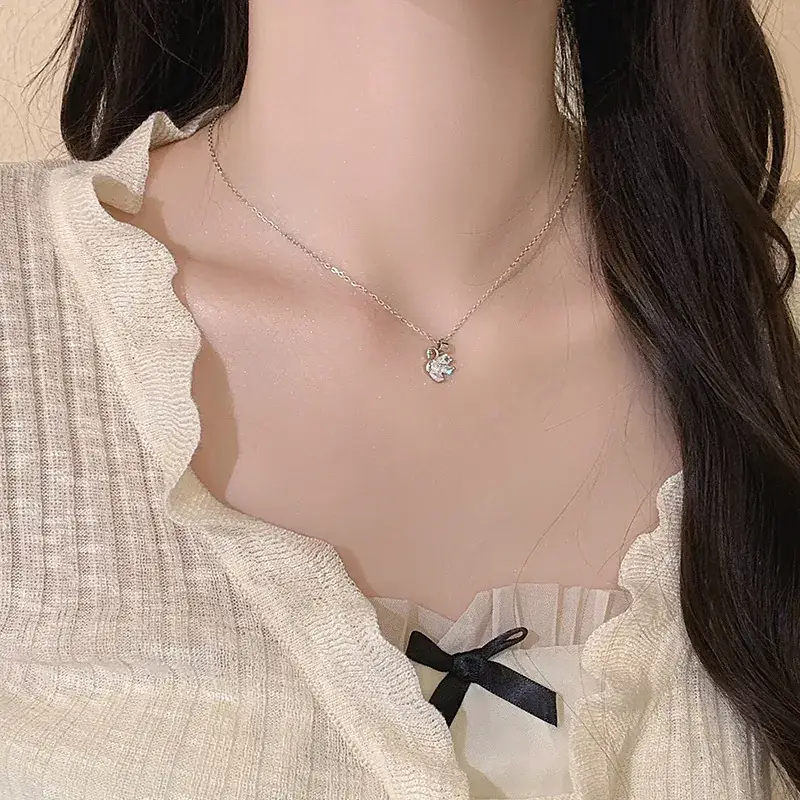 Women's Light Luxury Pearl Clavicle Necklace Niche Design - Image 89