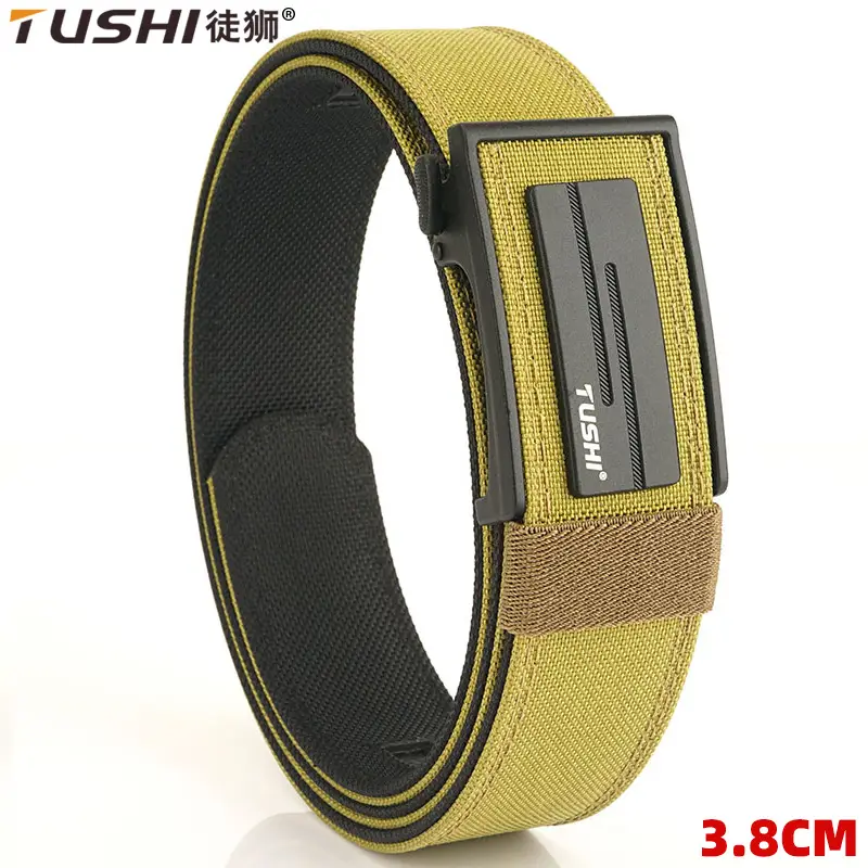Men's 3.8" Cross-Body Belt with Automatic Buckle & Nylon Strap - Image 7