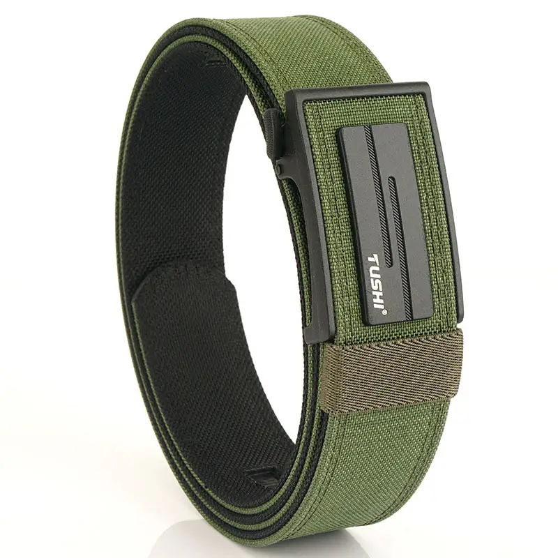 Men's 3.8" Cross-Body Belt with Automatic Buckle & Nylon Strap - Image 2