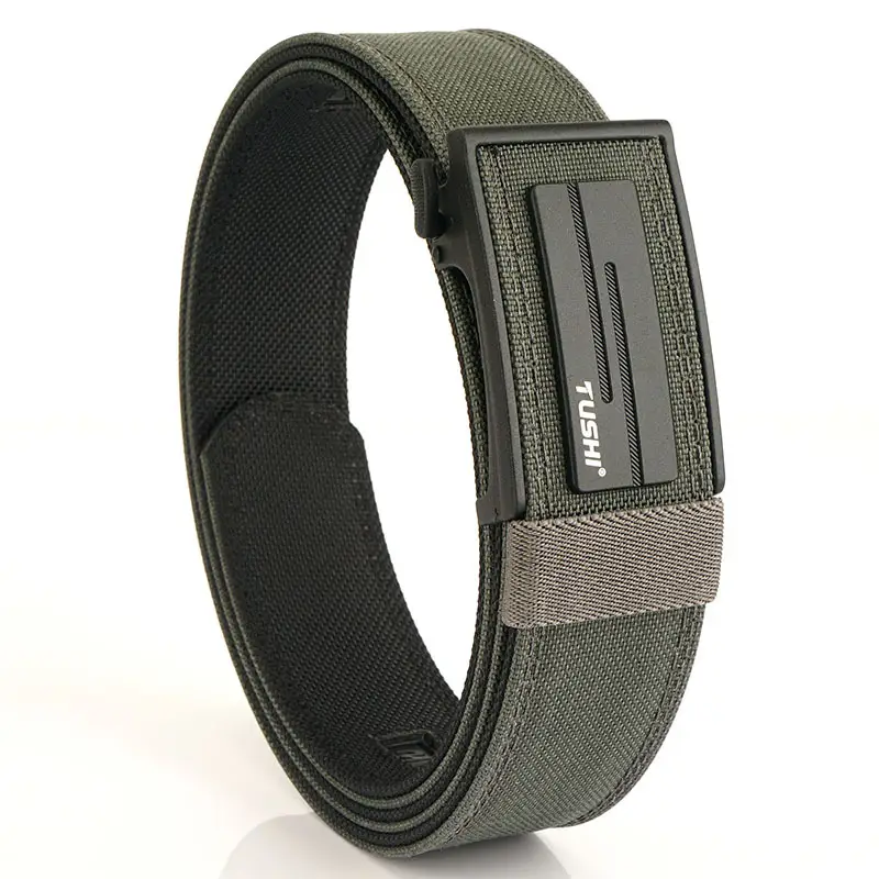 Men's 3.8" Cross-Body Belt with Automatic Buckle & Nylon Strap - Image 5