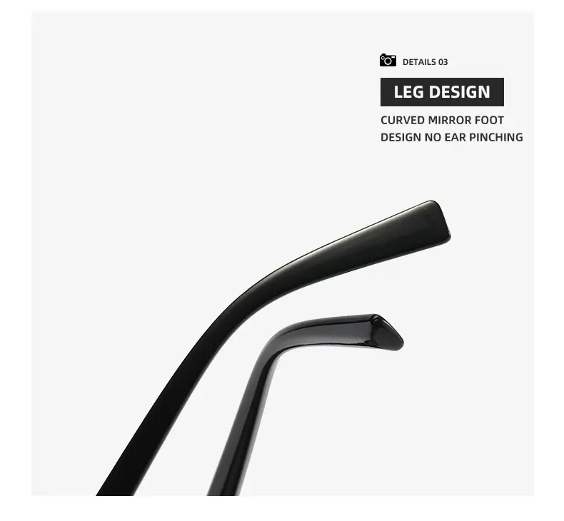 White Black Square Sunglasses for Men Women — feature 23