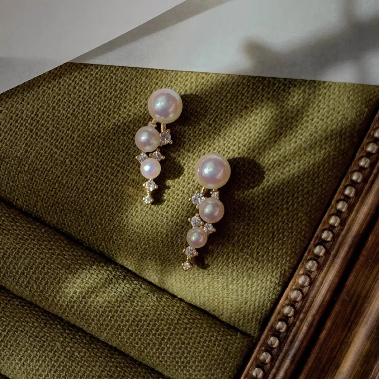 Natural Freshwater Pearl Earrings for Women - Image 3