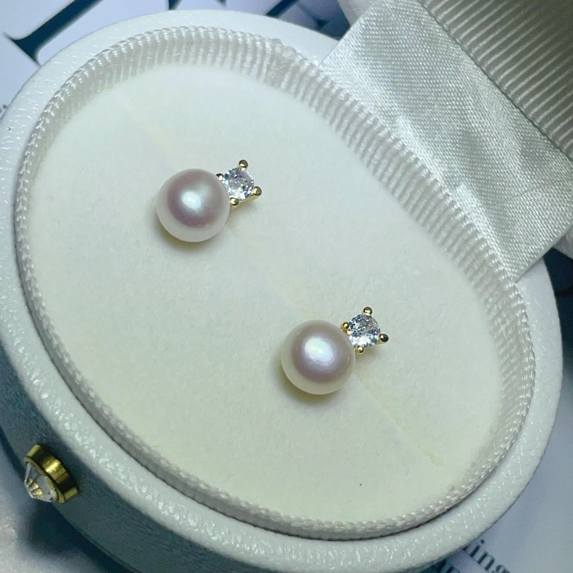 S925 Pearl Earrings Princess Diana Star Source — feature 12