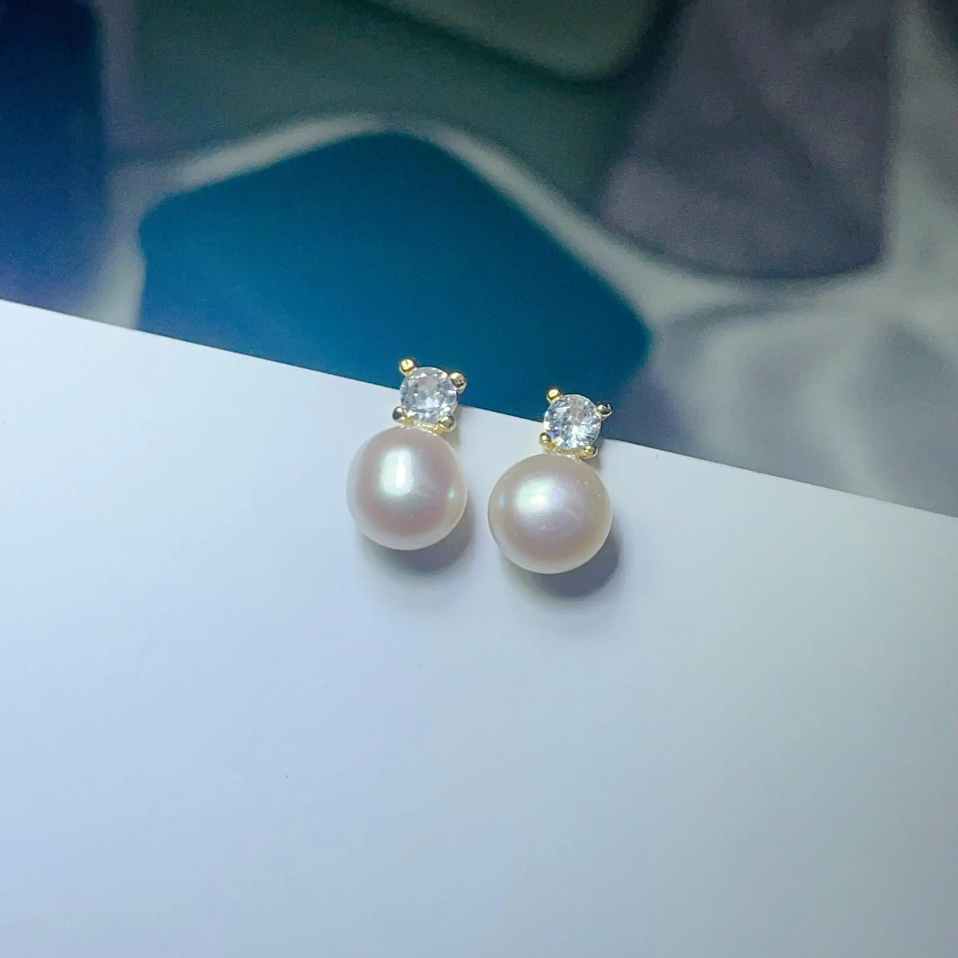 S925 Pearl Earrings Princess Diana Star Source — feature 13