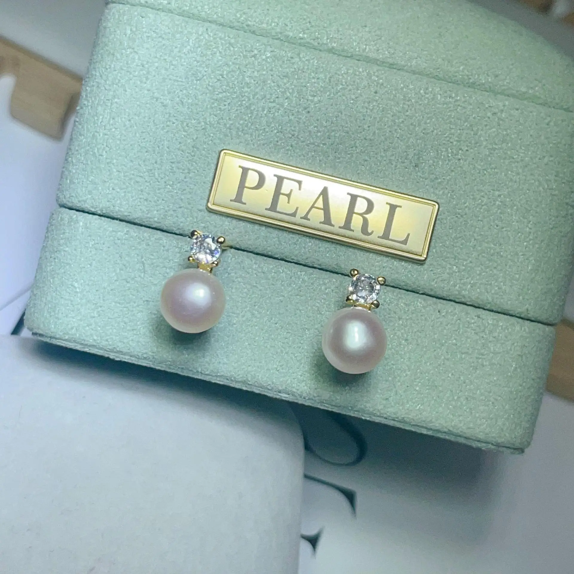 S925 Pearl Earrings Princess Diana Star Source — feature 16