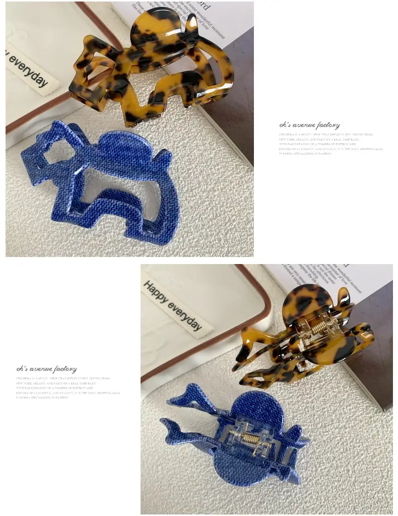 Blue Glitter Dog Hair Clip for Girls — feature 9