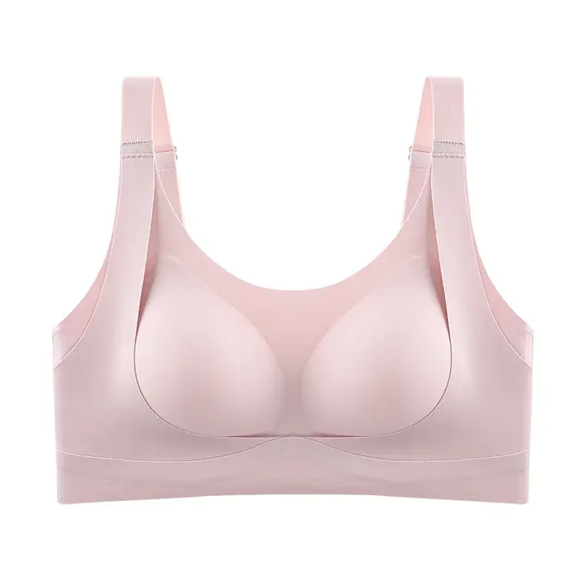 Anti-Sagging Pull-Up Bra for Women, Soft Cotton, White, Plus Size - Image 2