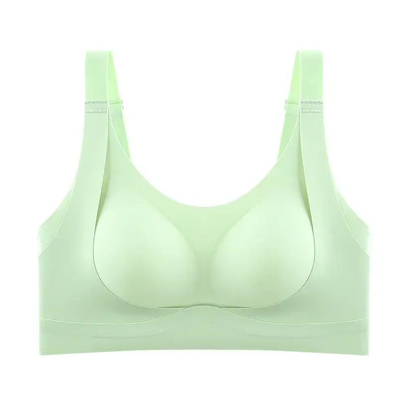 Anti-Sagging Pull-Up Bra for Women, Soft Cotton, White, Plus Size - Image 3