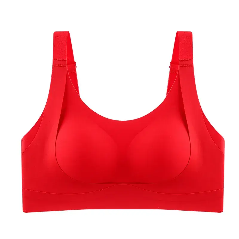 Anti-Sagging Pull-Up Bra for Women, Soft Cotton, White, Plus Size - Image 5