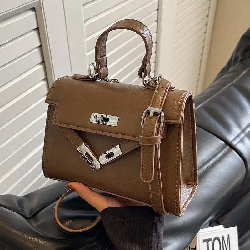 Women Shoulder Messenger Bag Brown Leather 2023 - Image 6