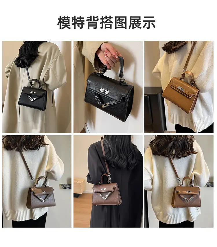 Women Shoulder Messenger Bag Brown Leather 2023 — feature 2