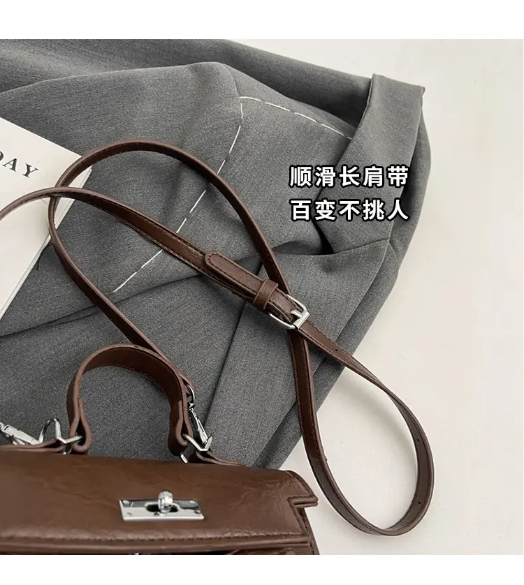 Women Shoulder Messenger Bag Brown Leather 2023 — feature 4