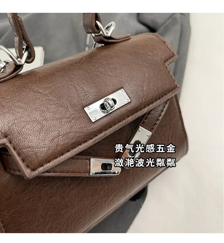 Women Shoulder Messenger Bag Brown Leather 2023 — feature 6