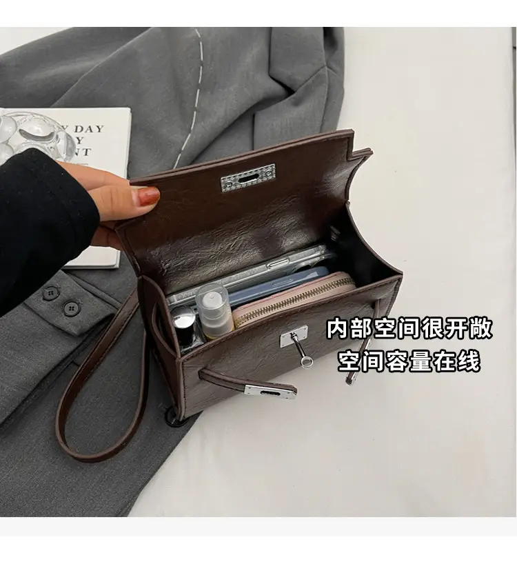 Women Shoulder Messenger Bag Brown Leather 2023 — feature 8
