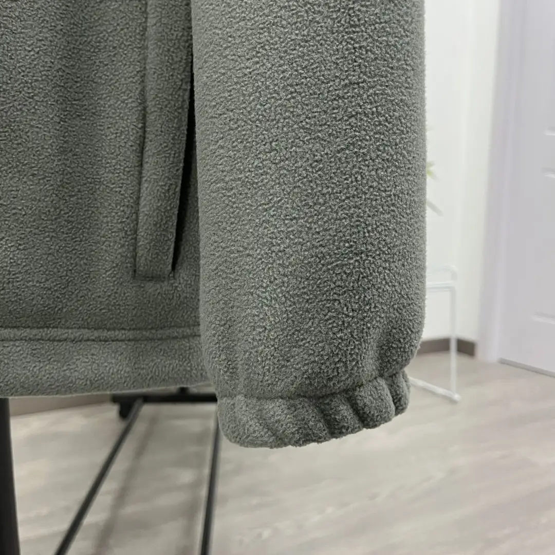 Norwegian Single Velvet Thickeneded Double-Sided Polar Fleece Jacket for Men Autumn and Winter Warm Casual Loose Large Size Jacket — feature 23