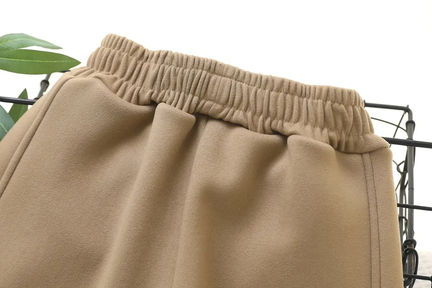 Kids Windproof Velvet Pants Grey Medium Large — feature 19