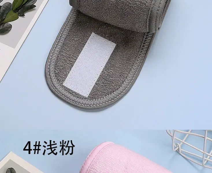 Black Fleece Maternity Headband with Magic Tape — feature 15