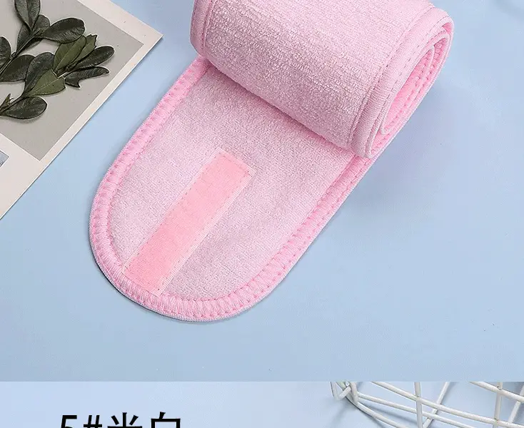 Black Fleece Maternity Headband with Magic Tape — feature 16