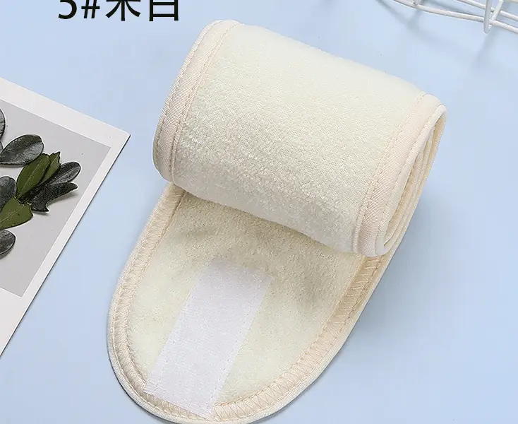 Black Fleece Maternity Headband with Magic Tape — feature 17