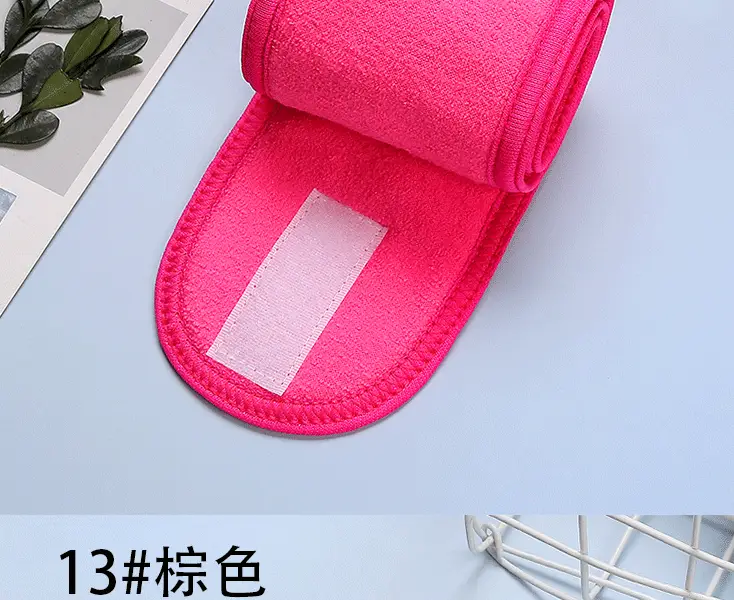 Black Fleece Maternity Headband with Magic Tape — feature 26