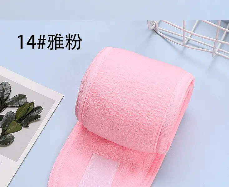 Black Fleece Maternity Headband with Magic Tape — feature 28