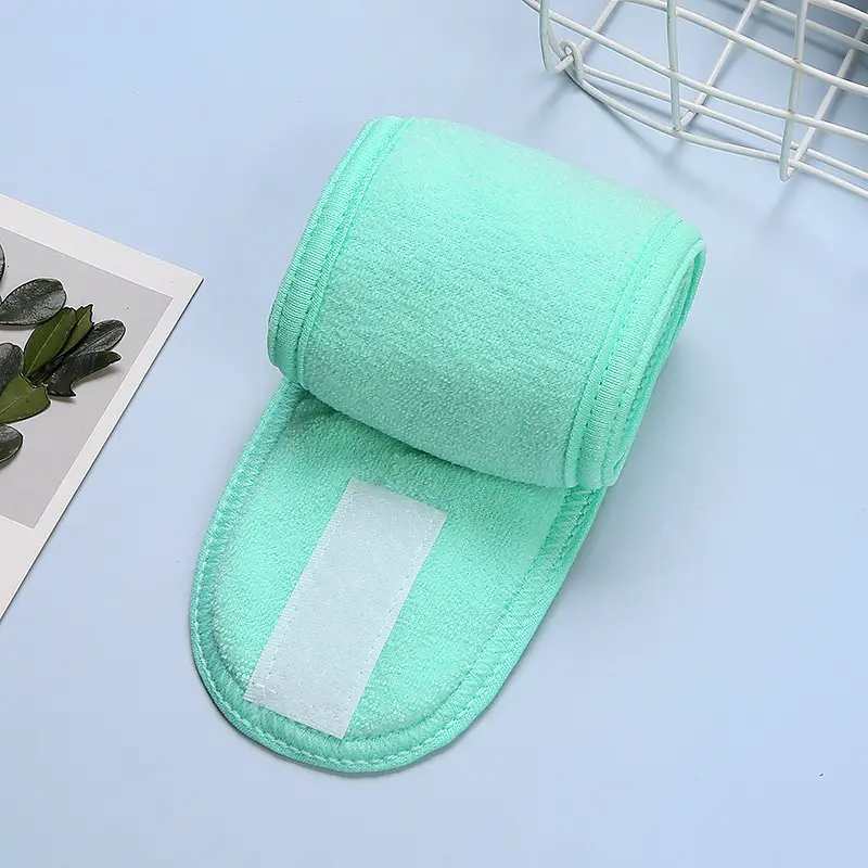 Black Fleece Maternity Headband with Magic Tape - Image 10