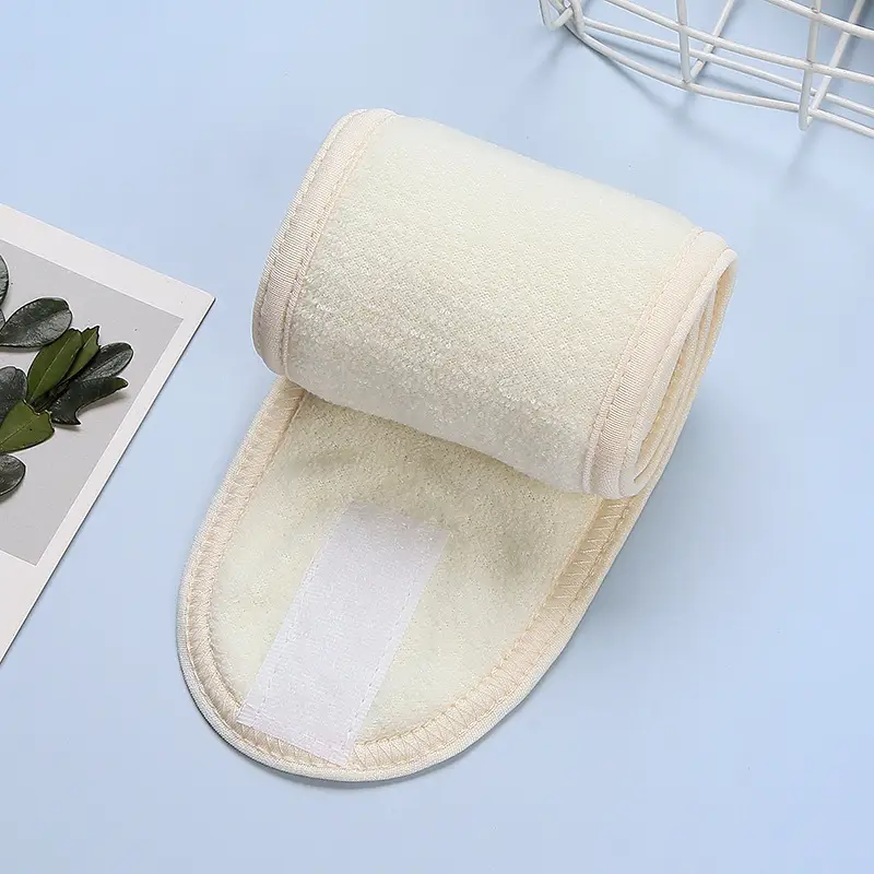 Black Fleece Maternity Headband with Magic Tape - Image 11
