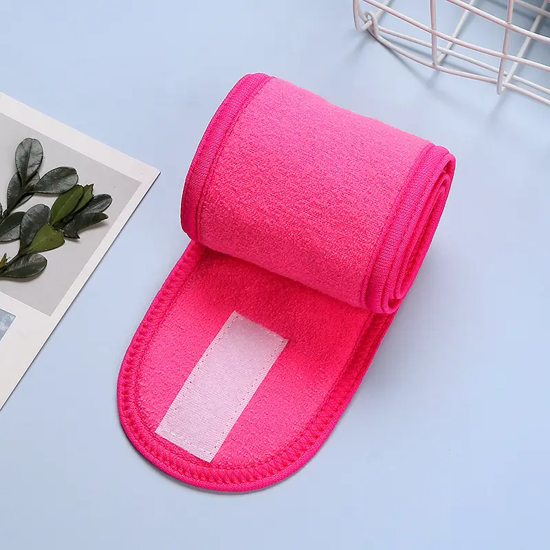 Black Fleece Maternity Headband with Magic Tape - Image 12