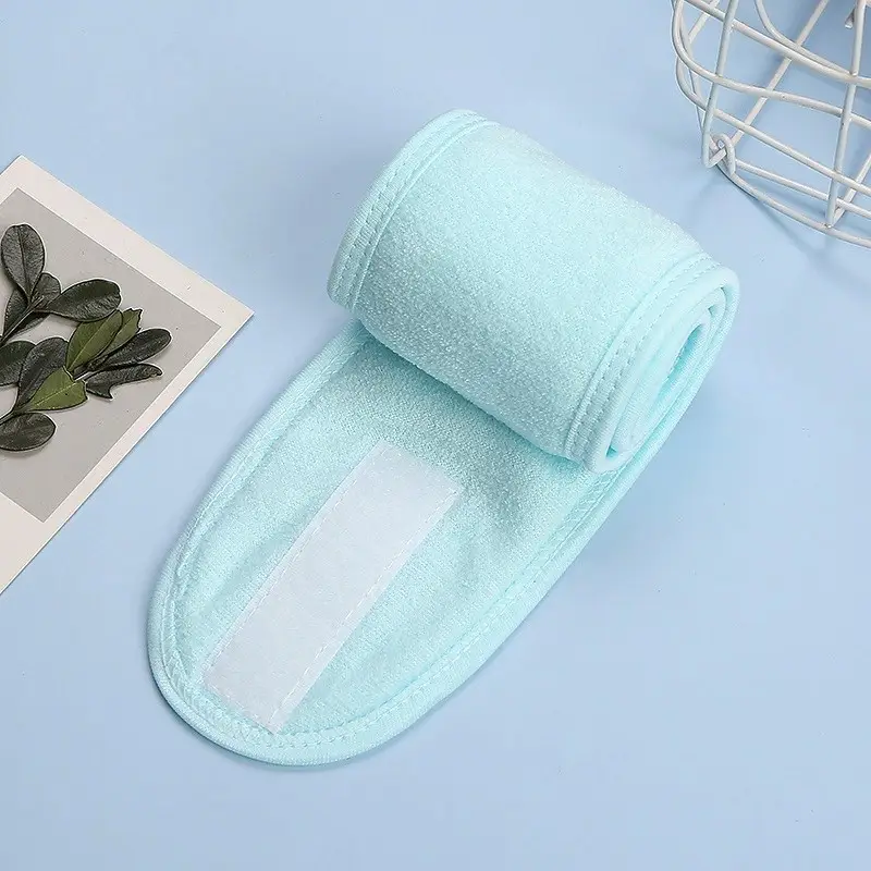 Black Fleece Maternity Headband with Magic Tape - Image 5