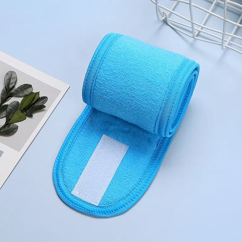 Black Fleece Maternity Headband with Magic Tape - Image 6