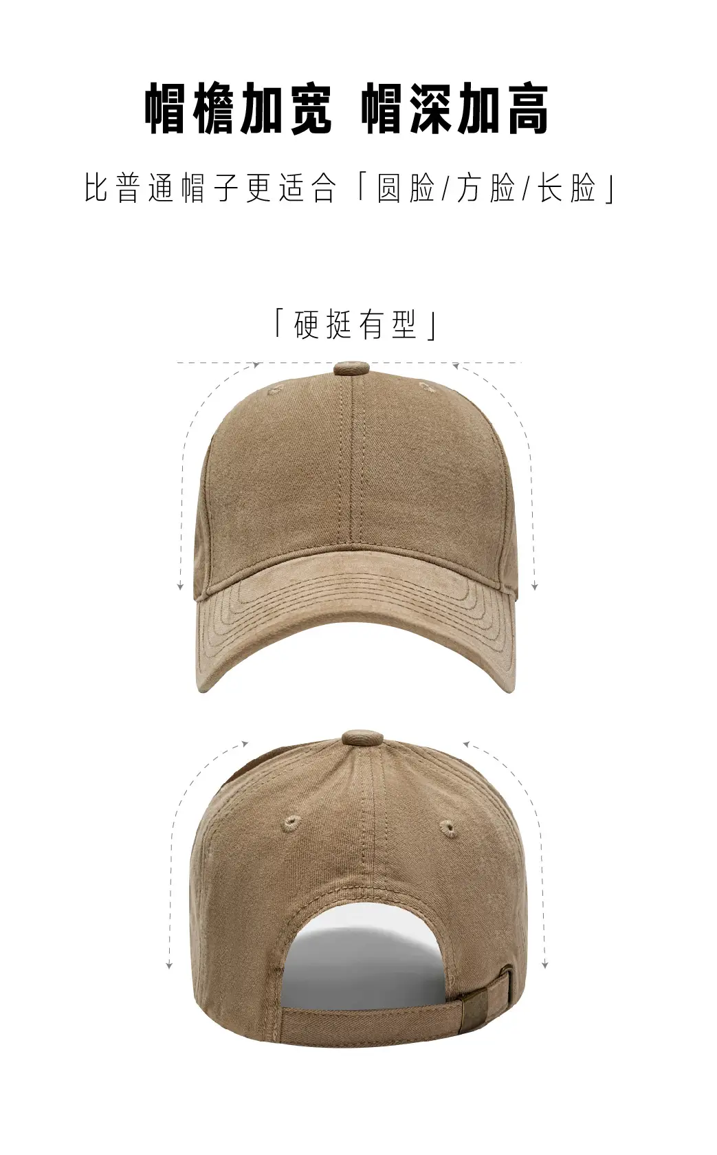 High Quality Baseball Cap with Embroidered Logo — feature 7