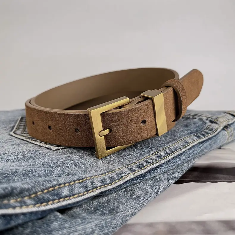 Light Blue H-Buckle Belt for Women β feature 11