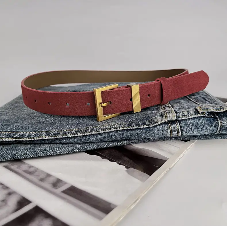 Light Blue H-Buckle Belt for Women β feature 13