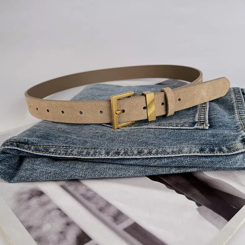 Light Blue H-Buckle Belt for Women β feature 14