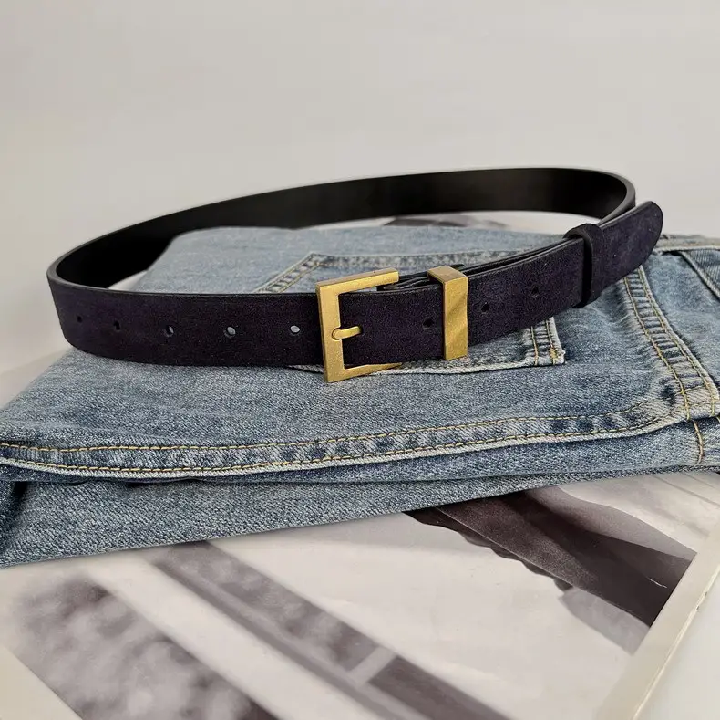 Light Blue H-Buckle Belt for Women β feature 16